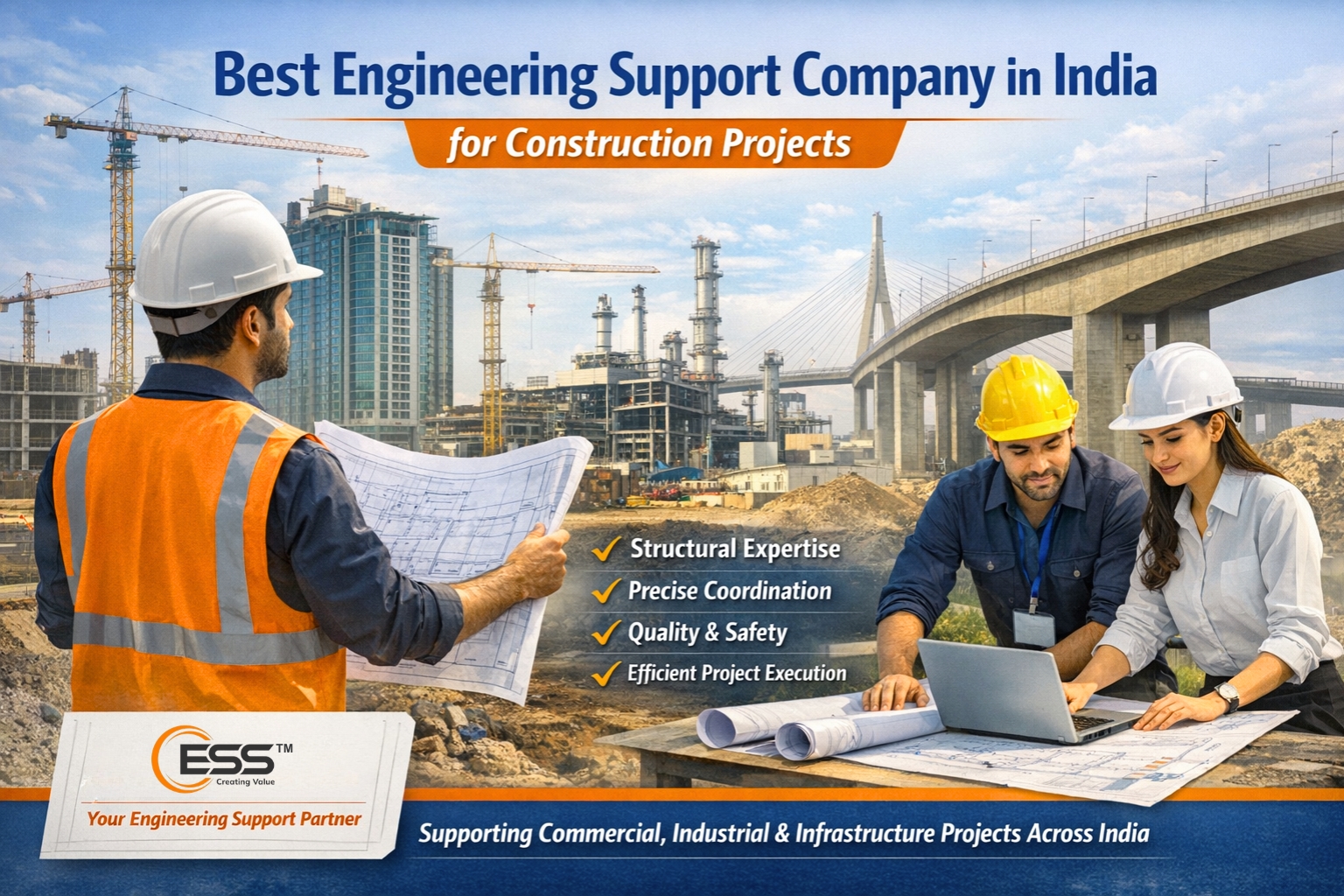 Best Engineering Support Company in India for Construction Projects | ESS Detailing Services LLP